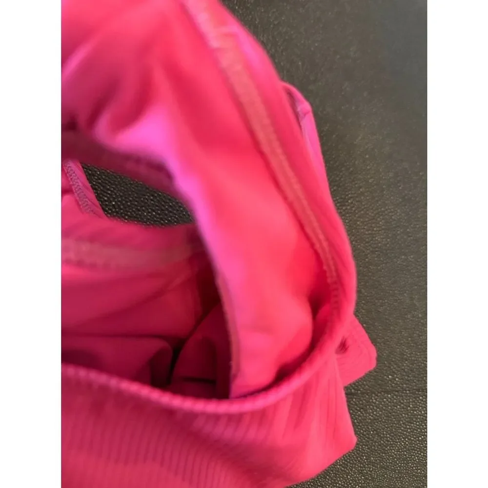 Art Class Hot Pink Swimsuit with Colorful Wrap size S (6/7)